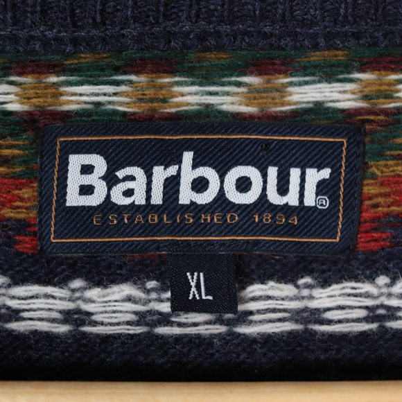 ❌SOLD❌barbour case fair isle crew neck sweater XL - Picture 3 of 8